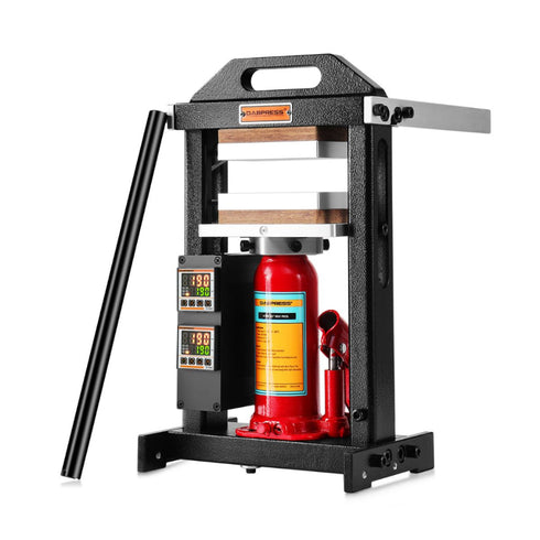 DABPRESS 6 Ton Rosin Press Bundle - Including Variety Rosin Bags, Round Pre Press Mold and Collection Kit