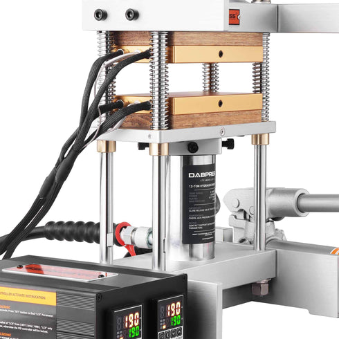 Dabpress HR12T47 steamroller horizontal layout for drip-free flow operation