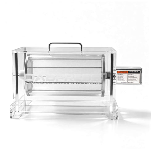 DABPRESS Vortice Motorized Pollen Tumbler - 150g Acrylic Housing & 120g Aluminum Housing Extractors