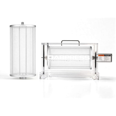 DABPRESS Vortice Motorized Pollen Tumbler - 150g Acrylic Housing & 120g Aluminum Housing Extractors