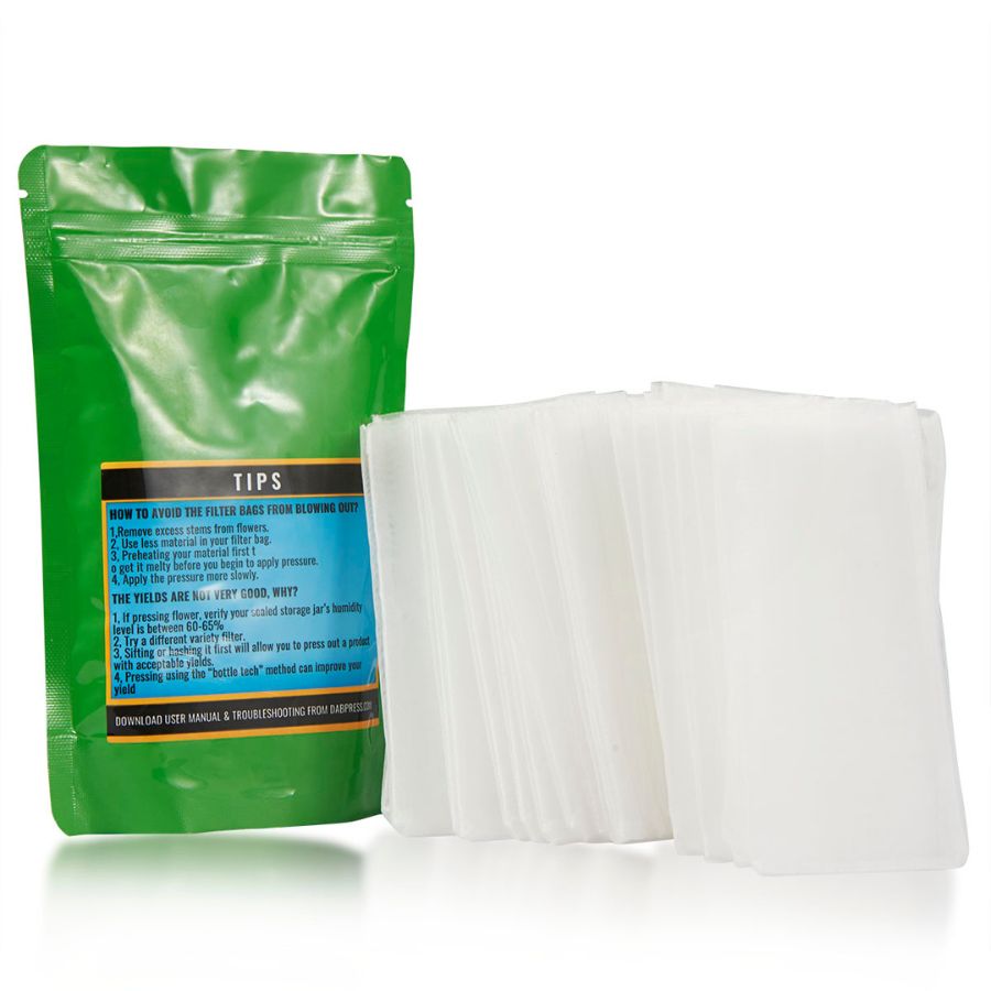 Dabpress 2x4.5 Inch Rosin Bags Variety Pack - 37, 90, 120