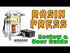 LUKPRESS Commercial Rosin Press 12 Ton - 4x7" Anodized Heated Platens - 1,200 Watts, 4pc Heaters