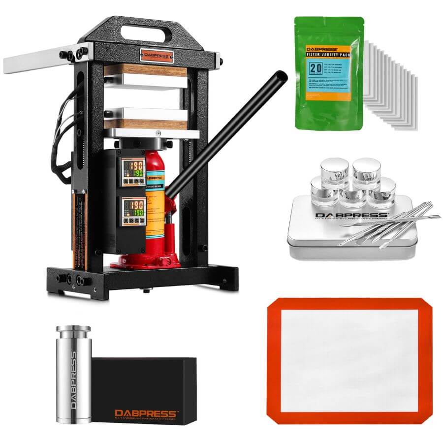 Dabpress 6 Ton Rosin Press Bundle Best Personal Rosin Heat Press